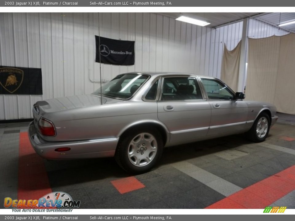 2003 Jaguar XJ XJ8 Platinum / Charcoal Photo #7