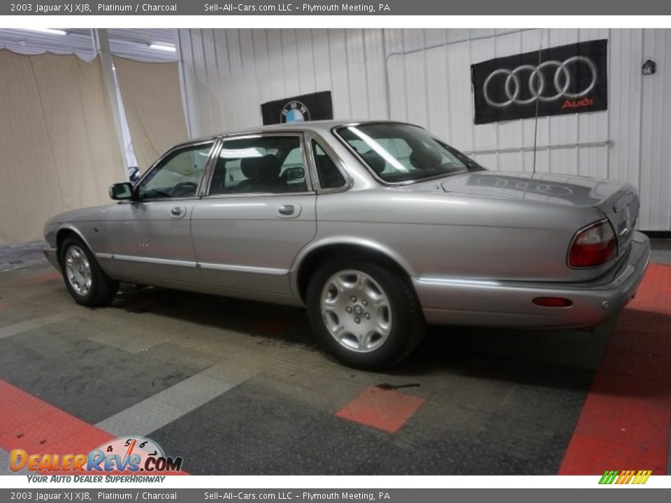 2003 Jaguar XJ XJ8 Platinum / Charcoal Photo #11