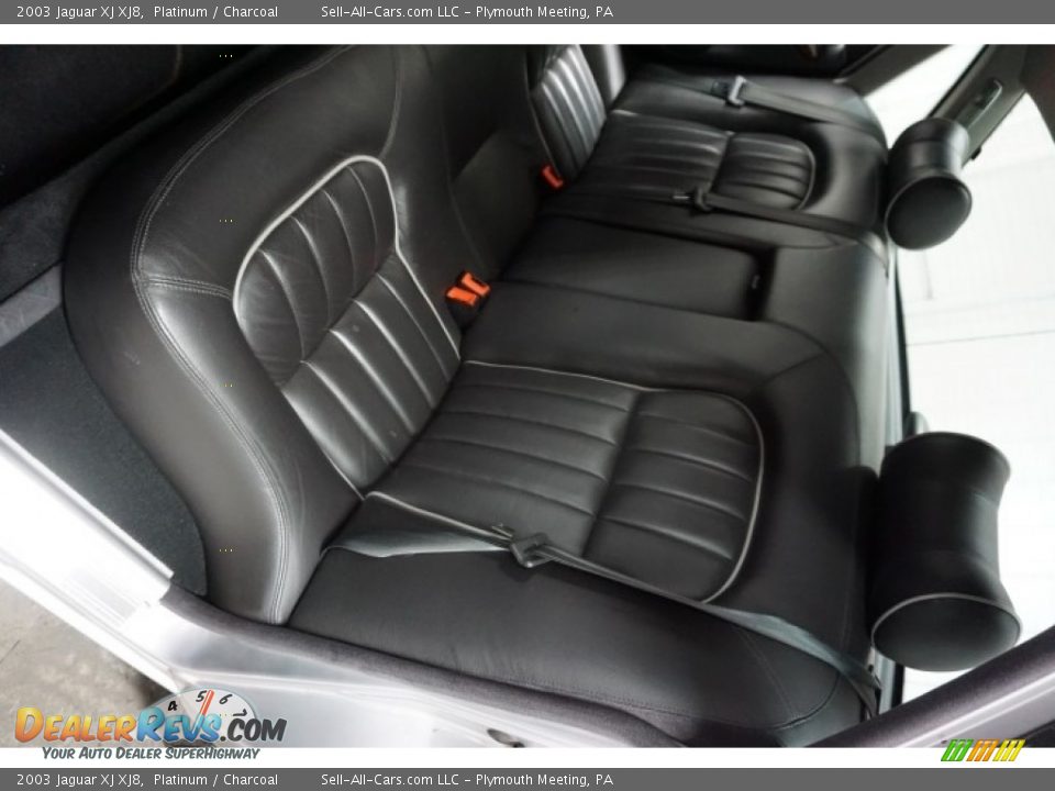 2003 Jaguar XJ XJ8 Platinum / Charcoal Photo #23
