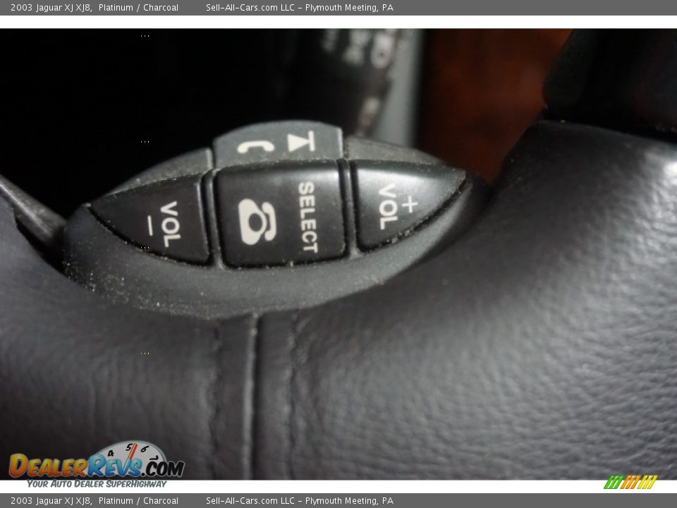2003 Jaguar XJ XJ8 Platinum / Charcoal Photo #30