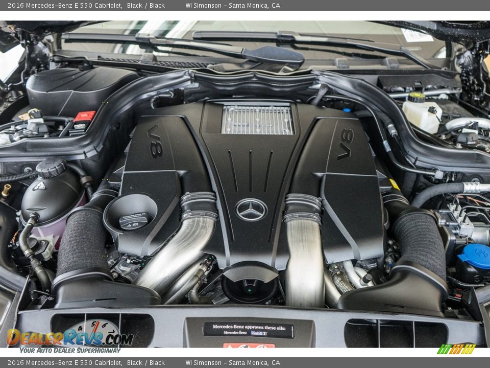 2016 Mercedes-Benz E 550 Cabriolet 4.6 Liter DI biturbo DOHC 32-Valve VVT V8 Engine Photo #9