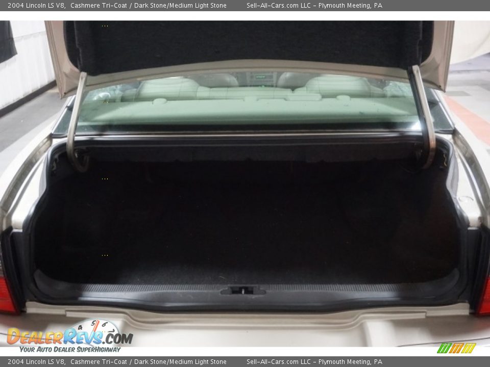 2004 Lincoln LS V8 Cashmere Tri-Coat / Dark Stone/Medium Light Stone Photo #22