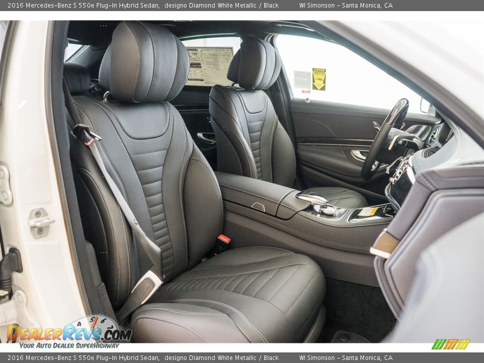Front Seat of 2016 Mercedes-Benz S 550e Plug-In Hybrid Sedan Photo #2