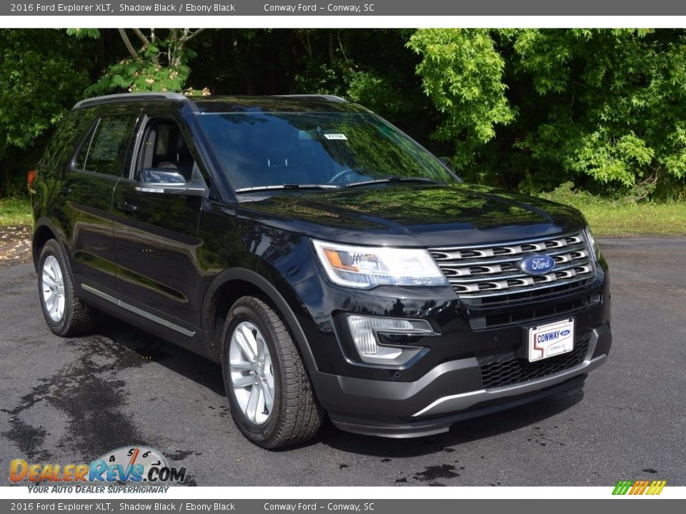 2016 Ford Explorer XLT Shadow Black / Ebony Black Photo #1