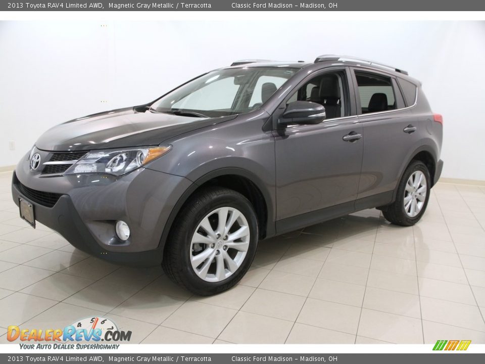 2013 Toyota RAV4 Limited AWD Magnetic Gray Metallic / Terracotta Photo #3