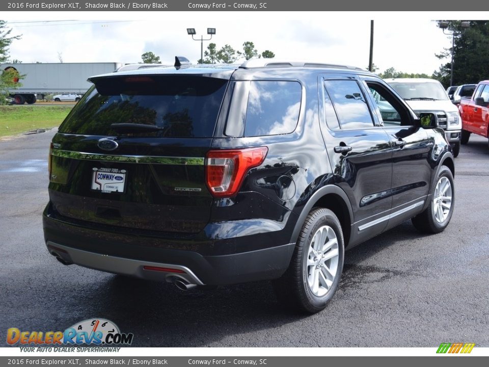 2016 Ford Explorer XLT Shadow Black / Ebony Black Photo #3