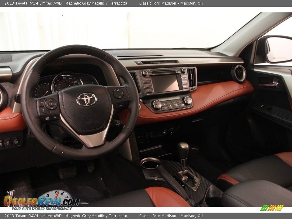 2013 Toyota RAV4 Limited AWD Magnetic Gray Metallic / Terracotta Photo #7