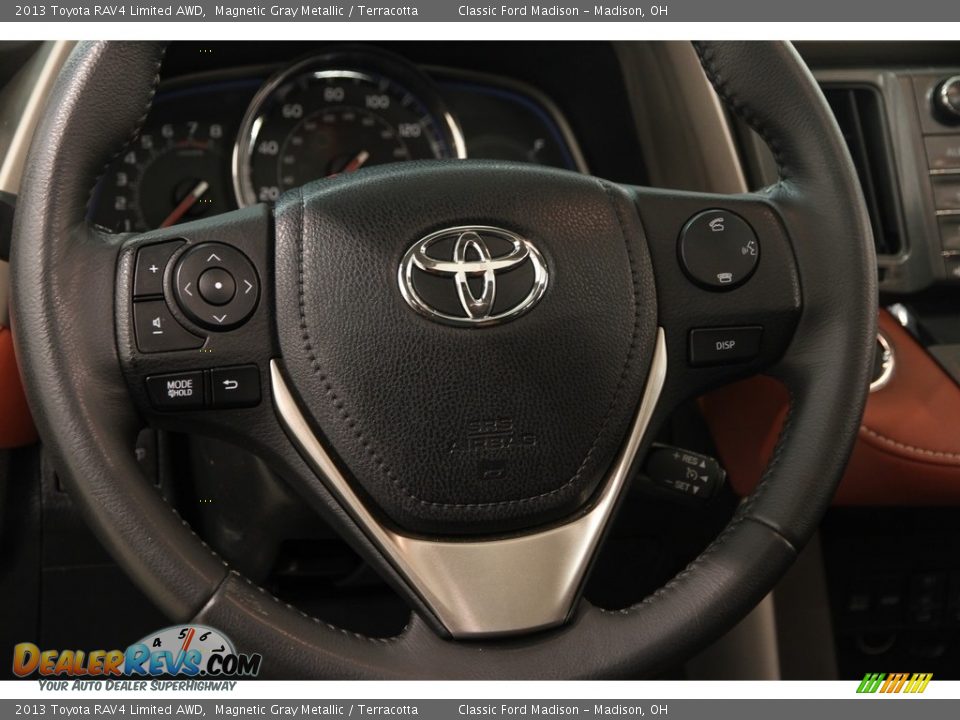 2013 Toyota RAV4 Limited AWD Magnetic Gray Metallic / Terracotta Photo #8