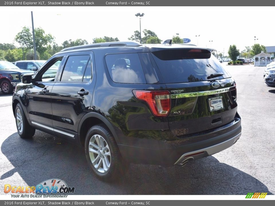 2016 Ford Explorer XLT Shadow Black / Ebony Black Photo #12
