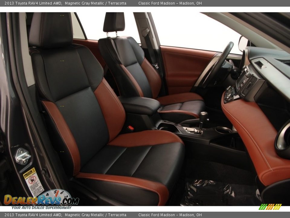 2013 Toyota RAV4 Limited AWD Magnetic Gray Metallic / Terracotta Photo #16