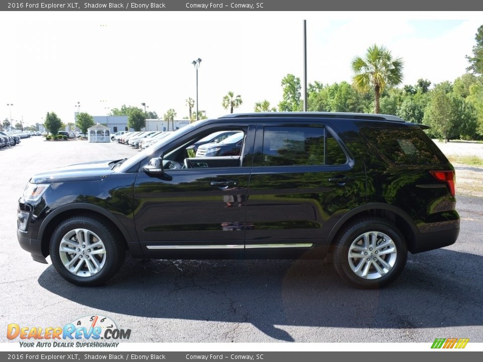 2016 Ford Explorer XLT Shadow Black / Ebony Black Photo #13