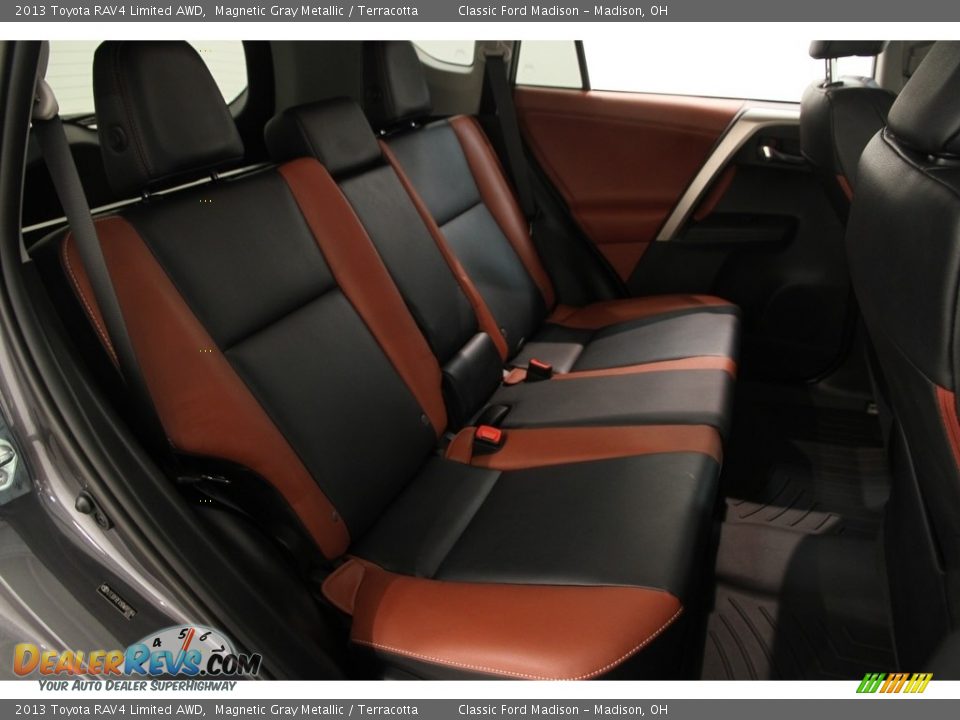 2013 Toyota RAV4 Limited AWD Magnetic Gray Metallic / Terracotta Photo #17