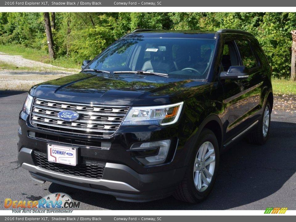 2016 Ford Explorer XLT Shadow Black / Ebony Black Photo #14