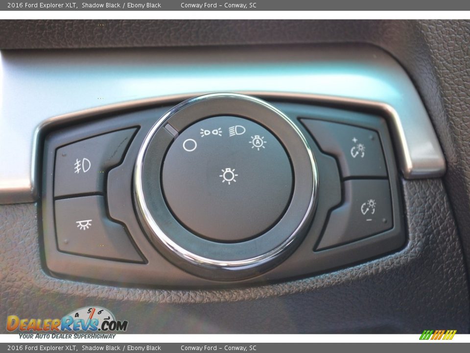 2016 Ford Explorer XLT Shadow Black / Ebony Black Photo #17