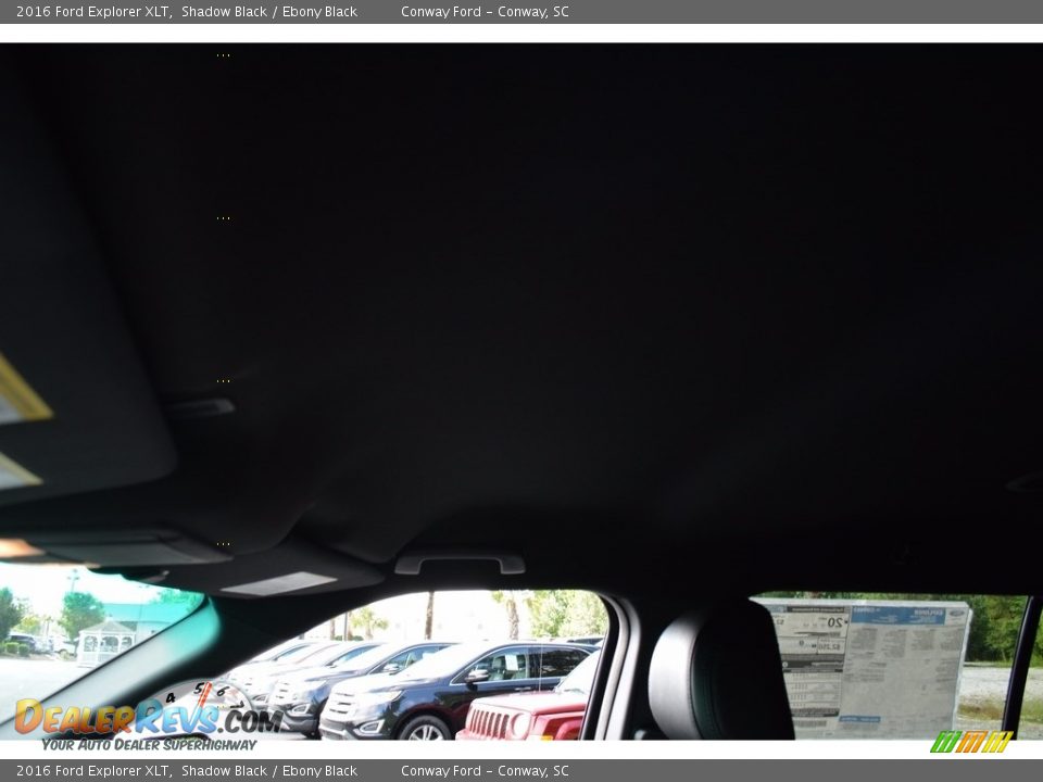2016 Ford Explorer XLT Shadow Black / Ebony Black Photo #19