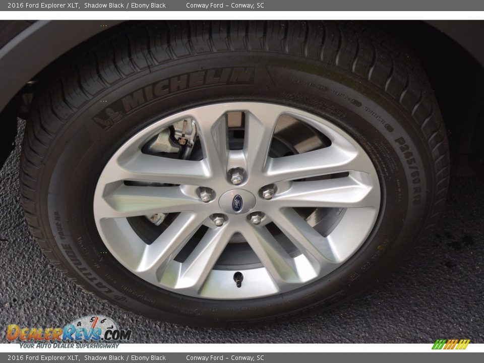 2016 Ford Explorer XLT Shadow Black / Ebony Black Photo #21