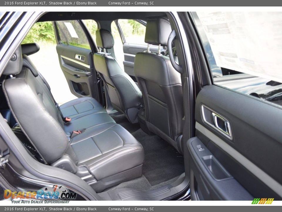 2016 Ford Explorer XLT Shadow Black / Ebony Black Photo #28