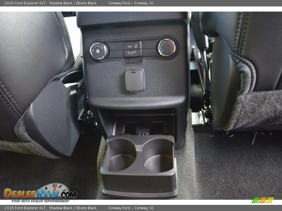 2016 Ford Explorer XLT Shadow Black / Ebony Black Photo #31