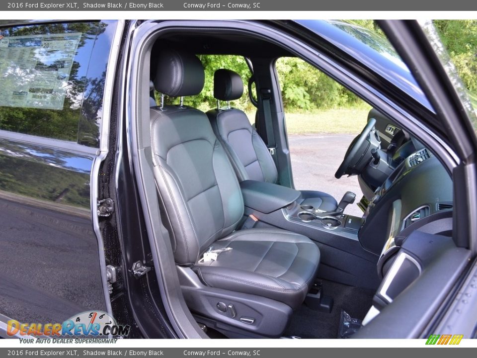 2016 Ford Explorer XLT Shadow Black / Ebony Black Photo #32