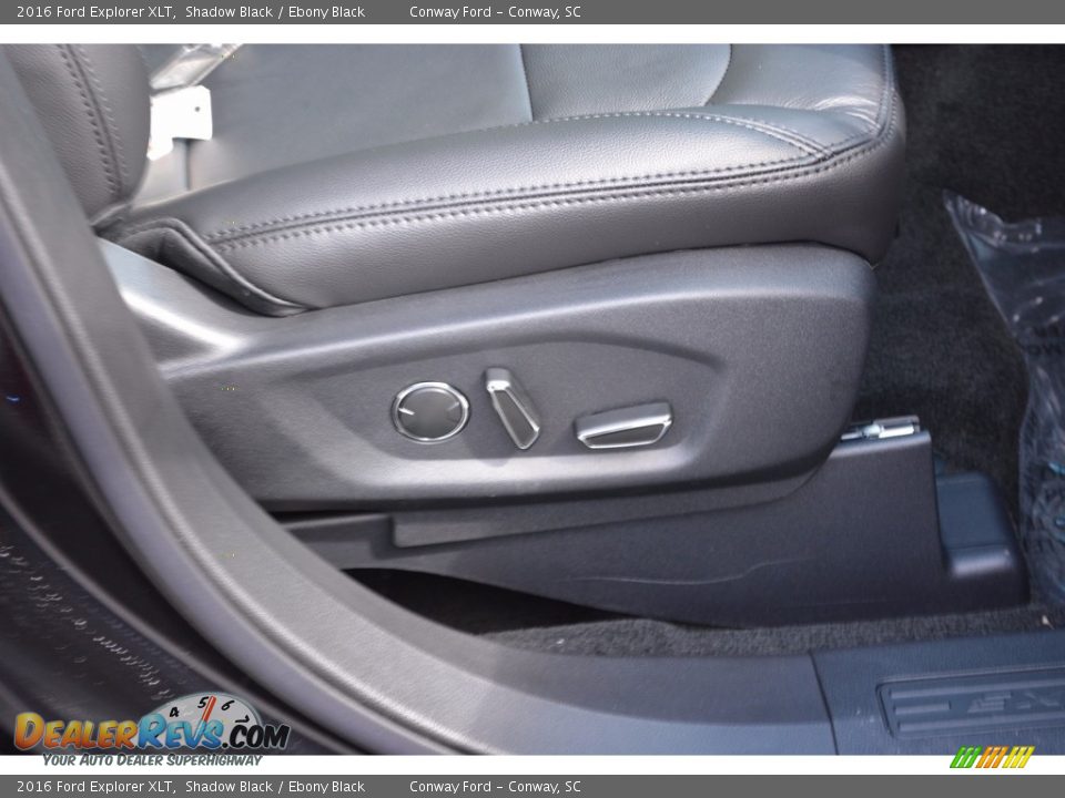 2016 Ford Explorer XLT Shadow Black / Ebony Black Photo #34