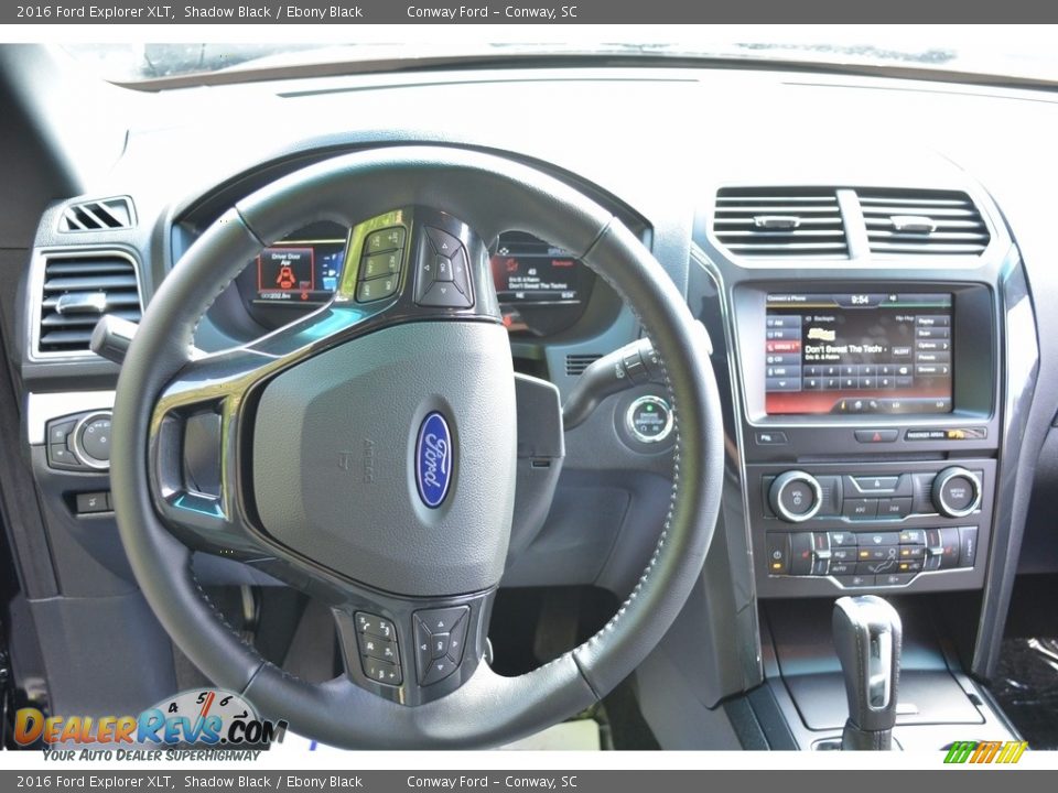 2016 Ford Explorer XLT Shadow Black / Ebony Black Photo #35