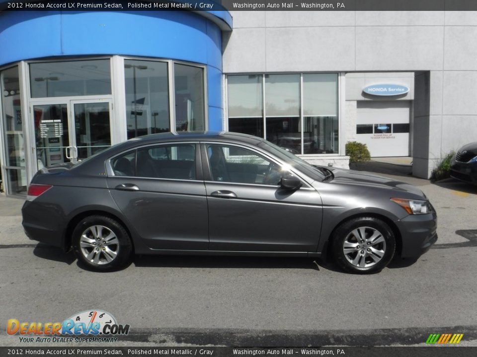 2012 Honda Accord LX Premium Sedan Polished Metal Metallic / Gray Photo #2