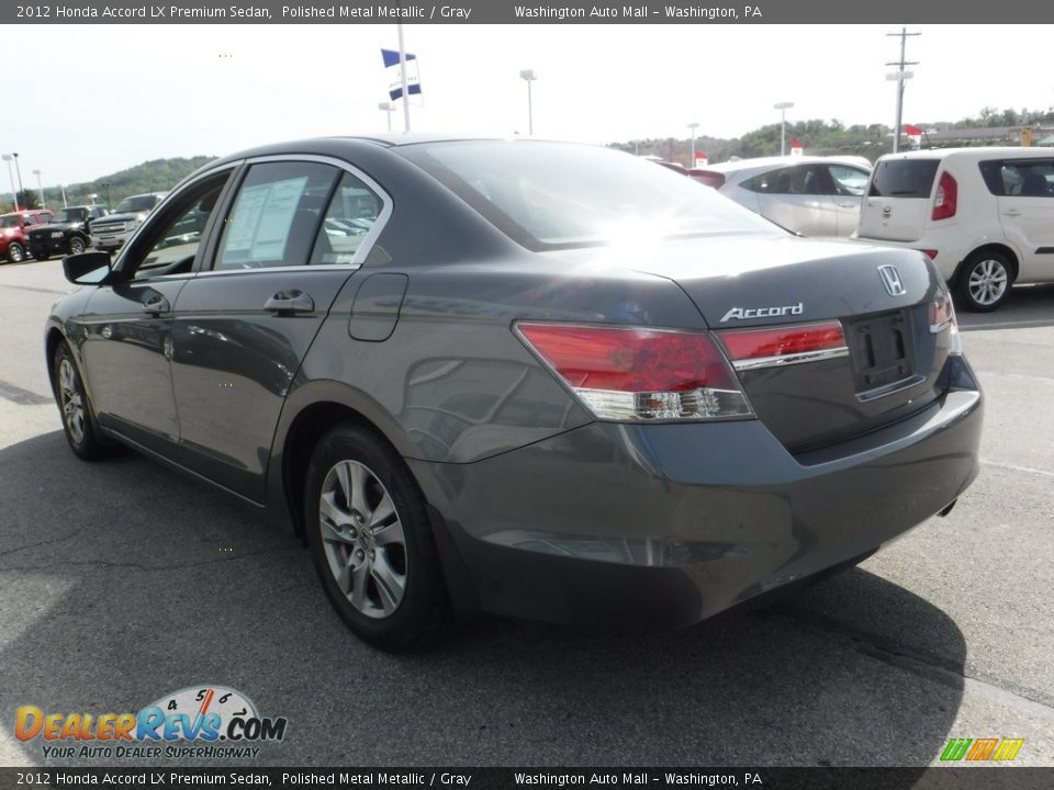 2012 Honda Accord LX Premium Sedan Polished Metal Metallic / Gray Photo #7