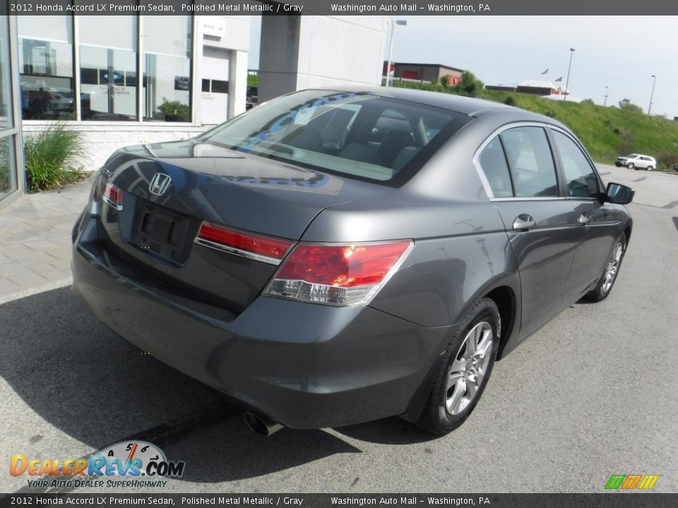 2012 Honda Accord LX Premium Sedan Polished Metal Metallic / Gray Photo #9