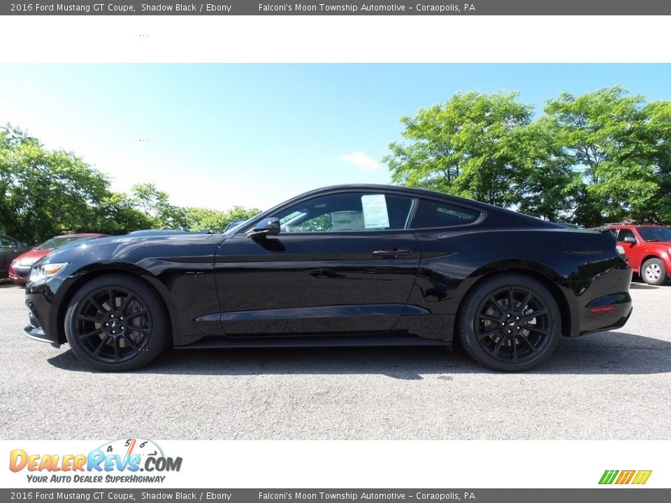 2016 Ford Mustang GT Coupe Shadow Black / Ebony Photo #1