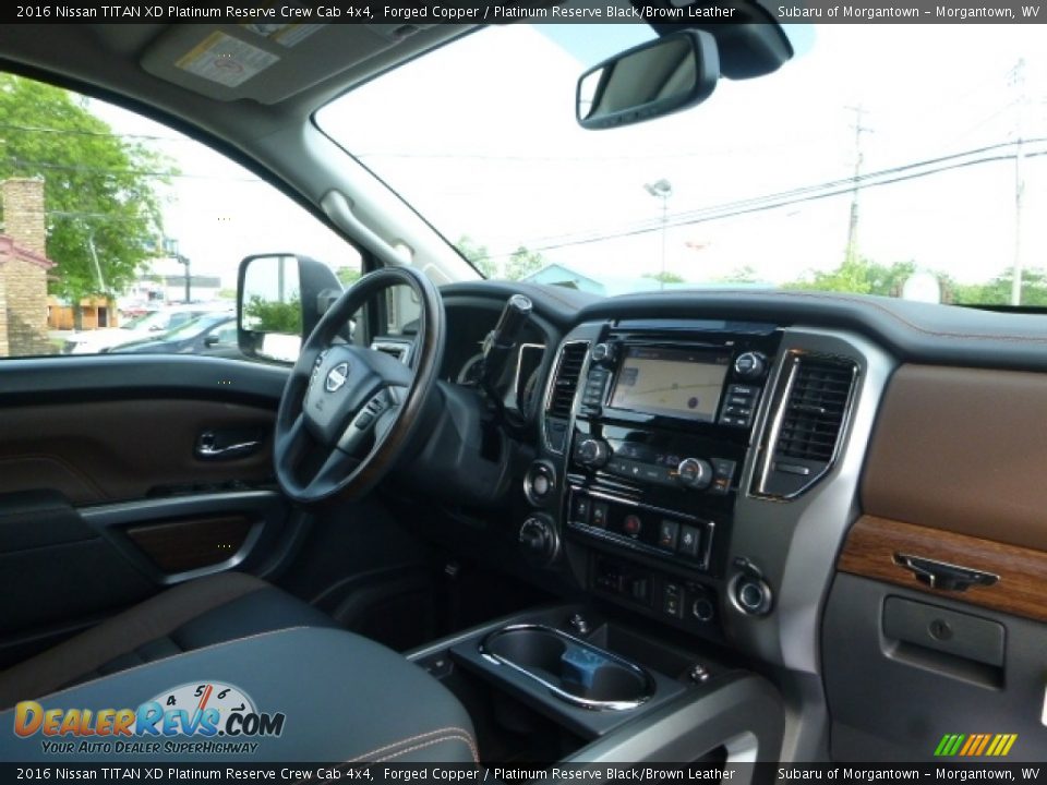 2016 Nissan TITAN XD Platinum Reserve Crew Cab 4x4 Forged Copper / Platinum Reserve Black/Brown Leather Photo #4