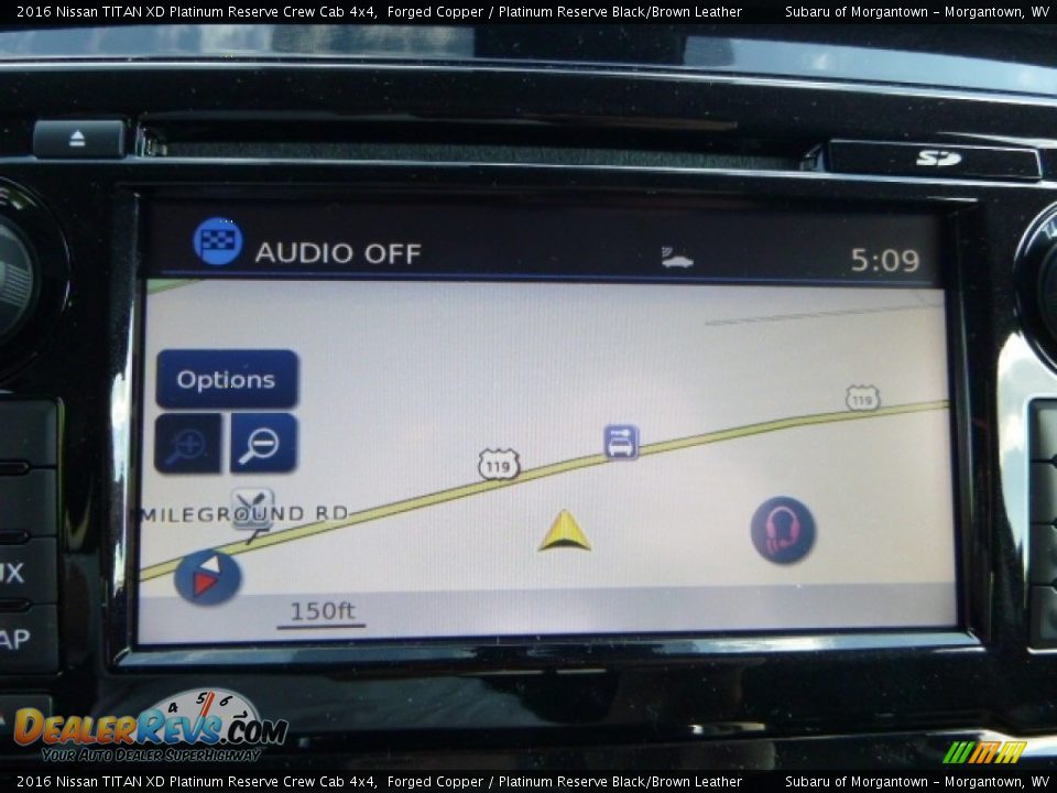 Navigation of 2016 Nissan TITAN XD Platinum Reserve Crew Cab 4x4 Photo #18