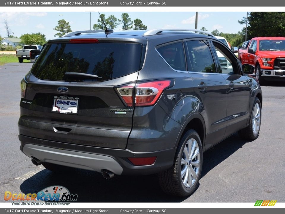 2017 Ford Escape Titanium Magnetic / Medium Light Stone Photo #3