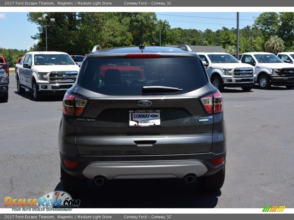 2017 Ford Escape Titanium Magnetic / Medium Light Stone Photo #4