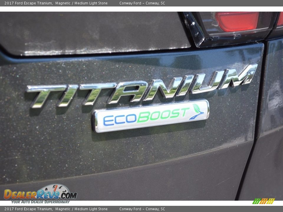 2017 Ford Escape Titanium Magnetic / Medium Light Stone Photo #5