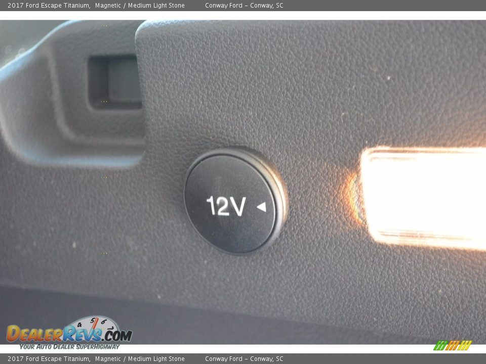 2017 Ford Escape Titanium Magnetic / Medium Light Stone Photo #7