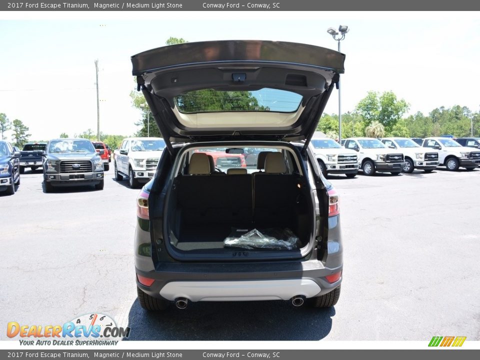 2017 Ford Escape Titanium Magnetic / Medium Light Stone Photo #8