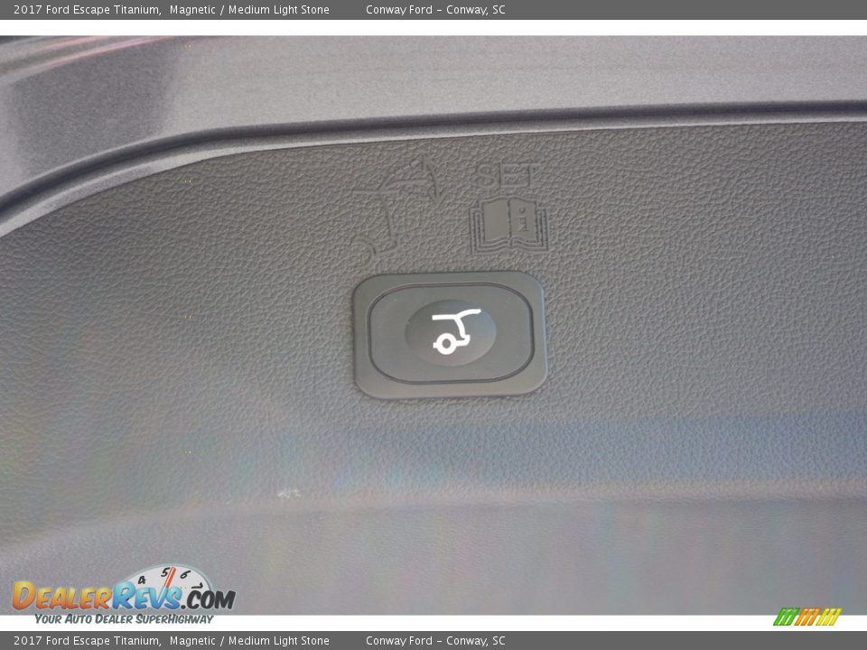 2017 Ford Escape Titanium Magnetic / Medium Light Stone Photo #9