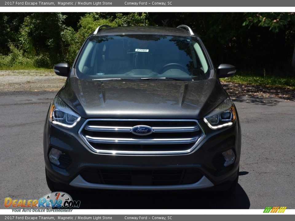 2017 Ford Escape Titanium Magnetic / Medium Light Stone Photo #13