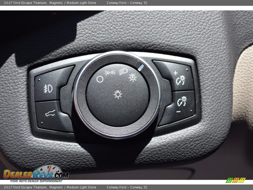 2017 Ford Escape Titanium Magnetic / Medium Light Stone Photo #14