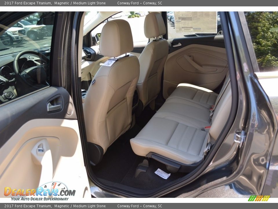 2017 Ford Escape Titanium Magnetic / Medium Light Stone Photo #21