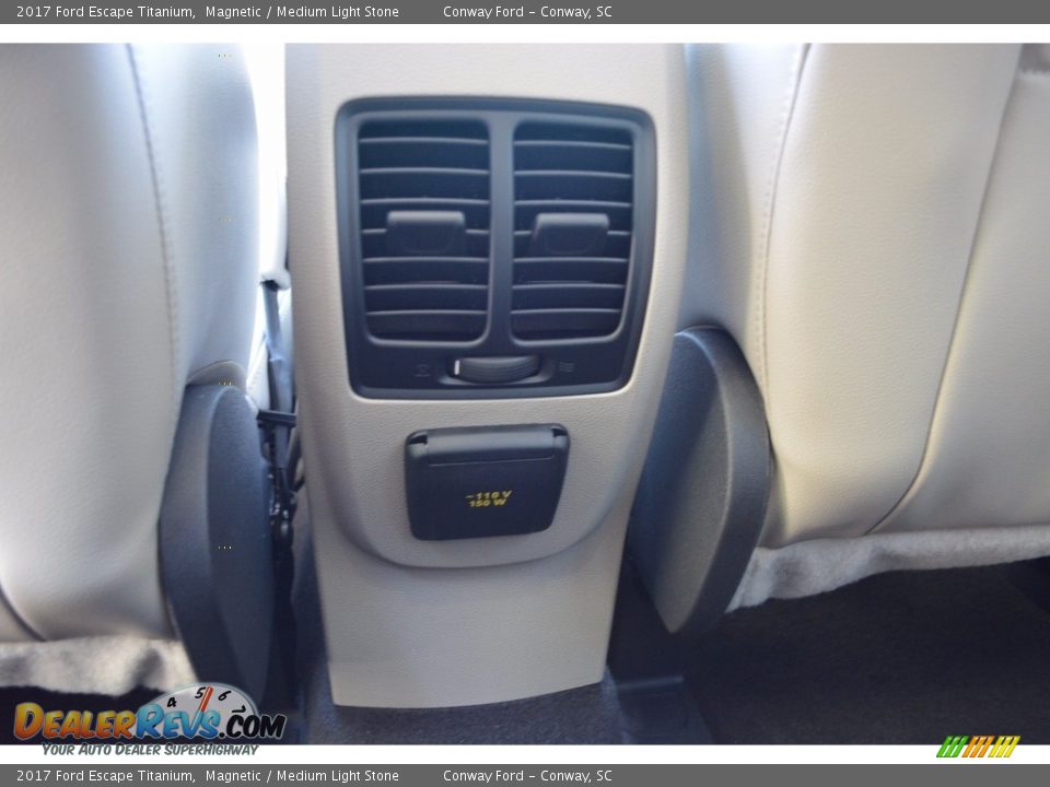 2017 Ford Escape Titanium Magnetic / Medium Light Stone Photo #23