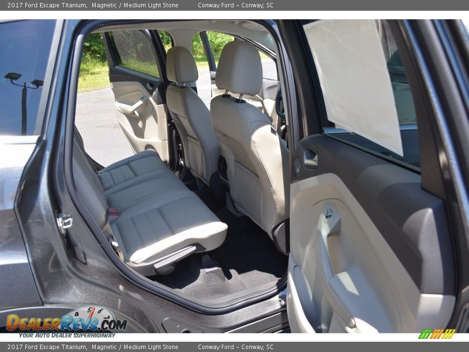 2017 Ford Escape Titanium Magnetic / Medium Light Stone Photo #25