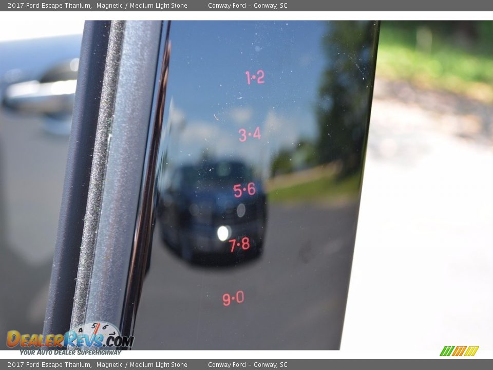 2017 Ford Escape Titanium Magnetic / Medium Light Stone Photo #30