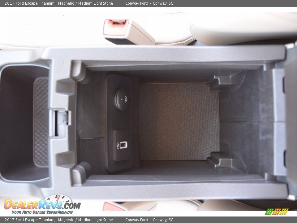 2017 Ford Escape Titanium Magnetic / Medium Light Stone Photo #33