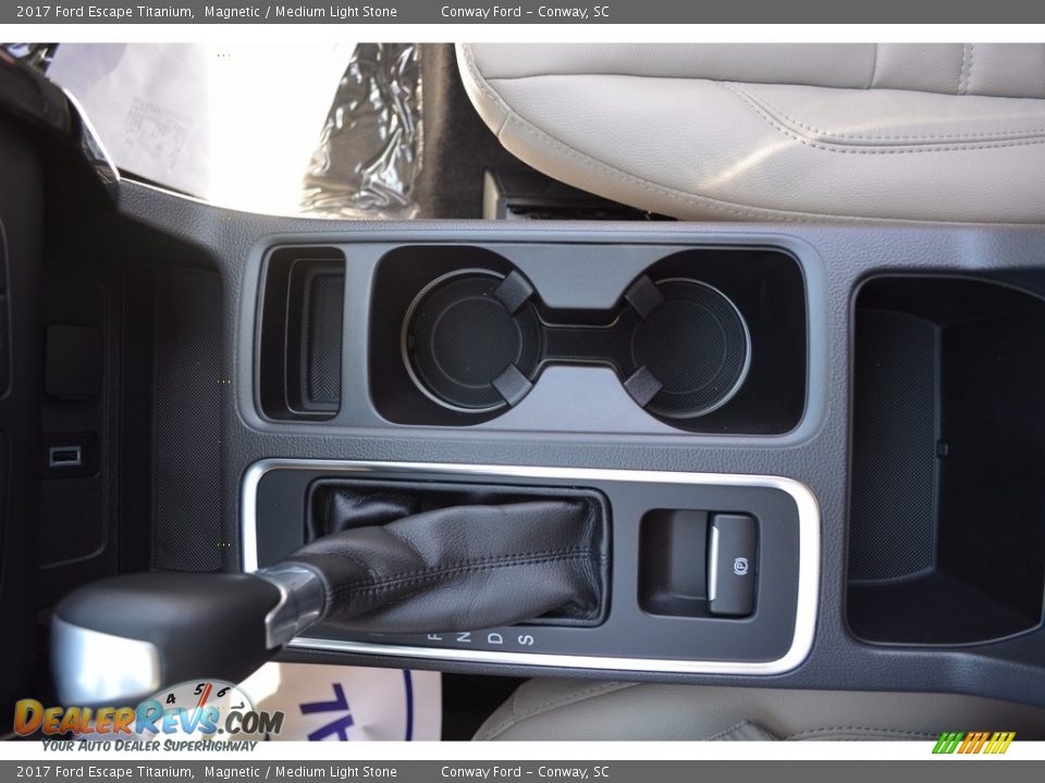 2017 Ford Escape Titanium Magnetic / Medium Light Stone Photo #35