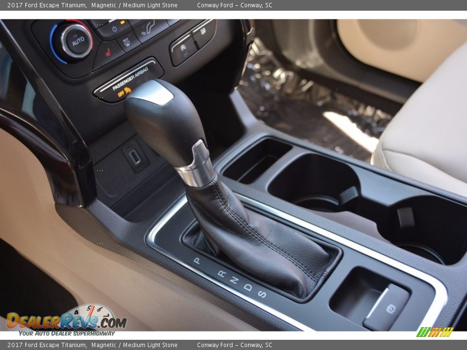 2017 Ford Escape Titanium Magnetic / Medium Light Stone Photo #36