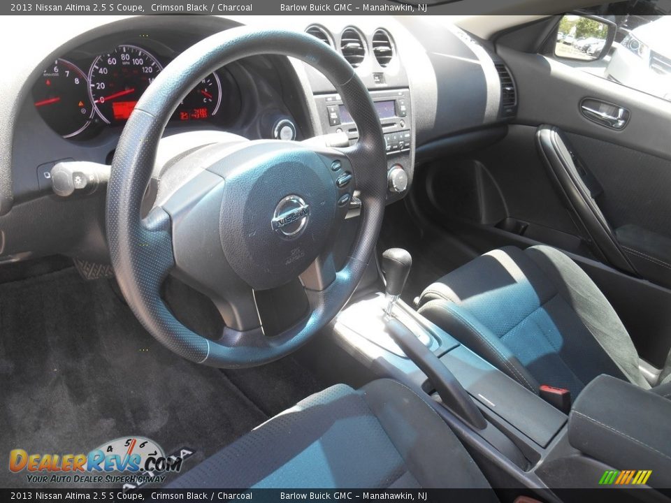 2013 Nissan Altima 2.5 S Coupe Crimson Black / Charcoal Photo #9