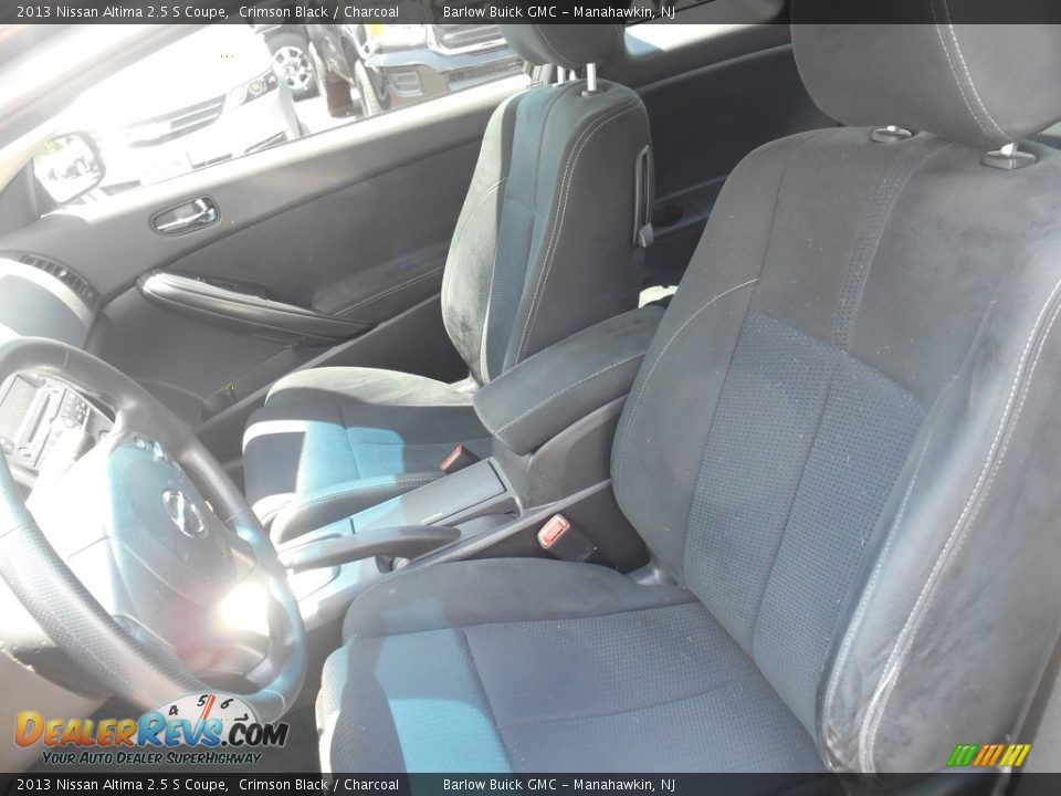 2013 Nissan Altima 2.5 S Coupe Crimson Black / Charcoal Photo #10