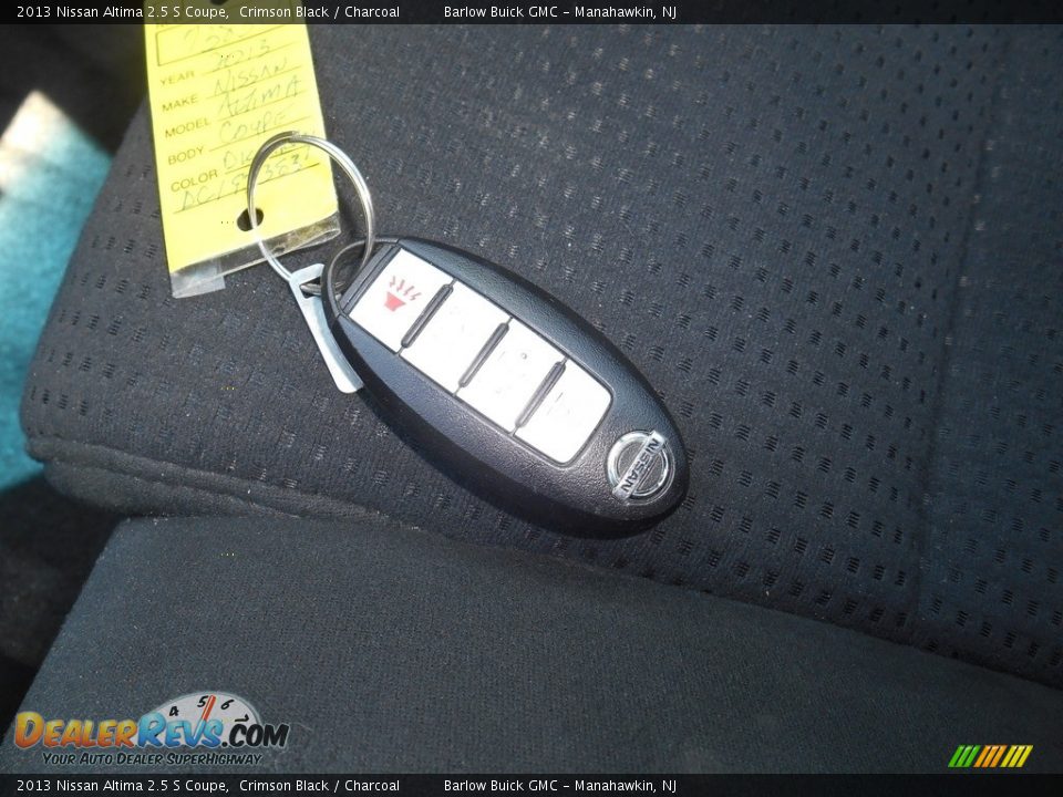 2013 Nissan Altima 2.5 S Coupe Crimson Black / Charcoal Photo #14
