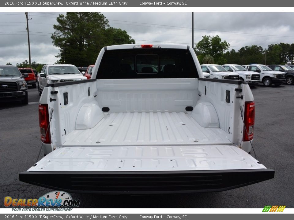 2016 Ford F150 XLT SuperCrew Oxford White / Medium Earth Gray Photo #7
